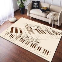Fortepijono klavišai Muzikinis kilimas Svetainės kilimas Namų dekoracija Neslystantis Prieškambaris Balkonas Durų kilimėlis Virtuvė Miegamasis Vonios kambarys Grindų kilimėliai 40X60cm