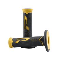 22 24mm Handlebar Grips Motorcycle Grips Hand 7/8 inch Handlebar For Aprilia Victory Honda Suzuki Kawasaki Yamaha BMW Ducati geltona