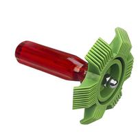 Portable Air Conditioner Fin Cleaning Brush Durable Heat Dissipation Tools Radiator Cleaning Comb Multifunctional žalia