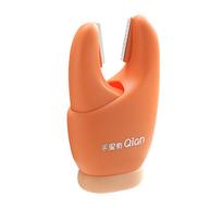 Gifts Multi-functional Garlic Peeler with Scraper Peeling Tool Garlic Peeling Tweezers Portable Garlic Stem Remover oranžinė