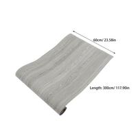 Peel and Stick PVC Flooring 1 Roll Waterproof Floor Stickers for Bathroom Kitchen Easy Installation Self Adhesive Floor Tile chaki