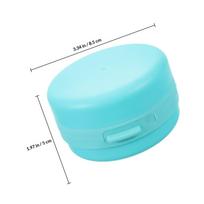 Silicone Bath Brush Showering Body Scrubber Hanging Soap Box Portable Bathing Brush Skin Friendly Exfoliating Shower Massager