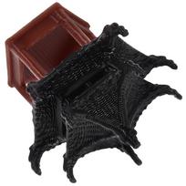1pc Mini Pavilion For Aquarium Bonsai Tabletop Ornament Garden Landscaping Desktop Decor Zen Garden Fish Tank Decoration 3.7X3.7X3.4CM