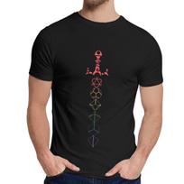 Classic Round Dice Set Dice Set Sword T Shirt XL