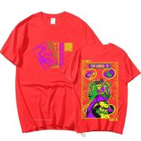 Japonijos anime „Jojo Bizarre Adventure“ marškinėliai „The World Unisexga“ grafiniai marškinėliai „Unisex“ moteriški madingi laisvalaikio marškinėliai 4XL