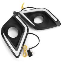 Car LED DRL Daytime Running Light Super Bright Fit for Hilux Revo Vigo 2015‑2016