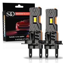 2 vnt. H7 H4 LED CANBUS priekinių žibintų lemputės H11 H8 9005 HB3 9006 HB4 automobiliui 30000Lm Super Ryškūs LED prožektoriai Belaidis Turbo Ventiliatorius Žibintas Automobilio Rūko Žibintas H7