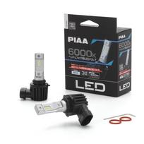 PIAA LED Light Controllerless Vehicle Inspection LEH181 Headlight/Fog Bulbs, 6000K, Type, 12V, 18W, 4000lm, HB3/4, HIR1/2, 3-Year Warranty, Compliant, balta