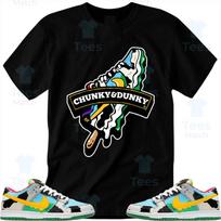 Chunky Dunky Drip T-Shirt Matching SB Dunk Low Ben & Jerry's Chunky Dunky- Black 2XL