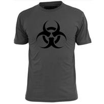 Vyriški Biohazard simbolio marškinėliai Įspėjimas Pavojus 4XL