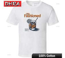 Old Fashioned Whisky Drink T Shirt in Casual Daily Wear T Shirt Femme Soft Cotton Tee Boho Comfy Minimalist Street Fashion 4XL