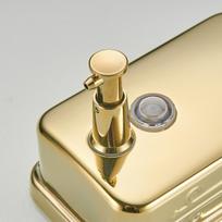 Wall-Mounted 304 Stainless Steel Hand Sanitizer and Soap Dispenser for Kitchens, Bathrooms, Restaurants, and Hotels.