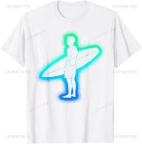 Surf Beach Surfboard Surfers Unisex Kids Boys Surfing TShirt Custom Printed Graphic T Shirts Customizable Camiseta Hombre S