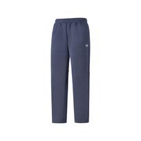 Skechers Basic Sports Series Comfortable Casual Fashion Versatile Knitted Sports Pants Men bottoms Dark-Night-Blue Gray P424M041-022C L
