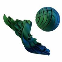 Relaxation Slime Ball Fidget Toy Rotating Portable 3D Printed Twistsphere Fidget Toy Creative Funny Gear Liquid Flow Ball 5.5CM