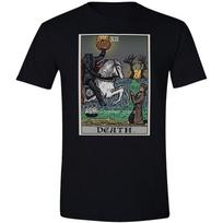 Unisex cotton tshirt Halloween Death Tarot Card Shirt The Legend Of Sleepy Hollow Headless HorseUnisex Top Quality Tee Shirt S