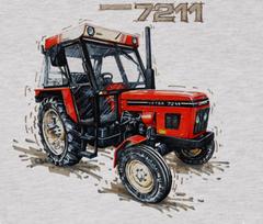 Czech Built Zetor 7211 Tractor TShirt Summer Cotton Short Sleeve ONeck Unisexs T Shirt New S3XL S