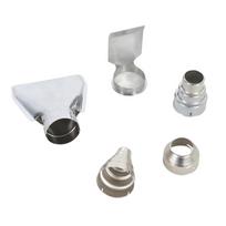 5pcs Hot Air Gun Heat Resisting Nozzles 35mm Diameter Reflector Nozzle Stainless Steel for Rework Soldering Station Hot Blower