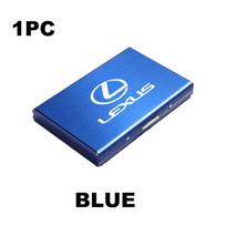 For Lexus RFID Blocking Metal Wallet Clip Credit Card Holder Money Wallets Slim ID Card Case UX250h RX450h CT200h RX400h NX LX