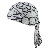 Lightweight Paisley Print Hijab Caps Breathable Adjustable Pirate Hat Comfortable Elastic Bandana Hat Unisex
