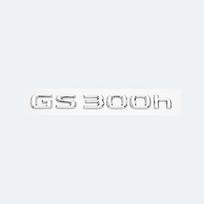 Chrome Black 3D Letters GS200t GS250 GS300 GS400 GS460 GS450h Emblem Car Trunk Logo Sticker Accessories For Lexus GS Series Style2