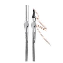 PONY ENERGY Eyebrow Pencil, 2-pronged design, smudge-proof, waterproof, retractable, ultra-fine tip for drawing individual hairs, natural color,