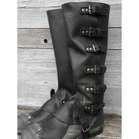 Retro Medieval Pirate Leggings and Shoe Covers - COSPLAY Accessories juoda