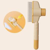 Self Cleaning Pet Brush One Button Hair Remover Massage Comb for Dogs Cats Grooming Brushes for Pet Products geltona
