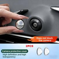 2PCS Car Camera Lens Protector Advanced Scratch 360 Camera Lens Guards Waterproof And Dustproof Protection  for Most SUV Sedan