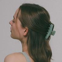 J Lauren Powder Color Double Grip Hair Clip H01368 Light green