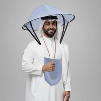 High Quality Portable Prayer Sun Hat Foldable Polyester Umbrella Hat Easy to Use Lightweight Sunshade Headwear Outdoor balta