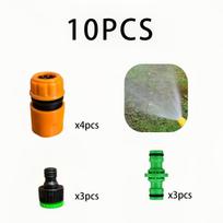 10Pcs Garden Faucet Connectors 1/ 2inch Water Pipe Fittings - Set With Threaded Connectors And Water Pipe Connectors, Extension Connection 10Pcs