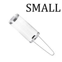 Stainless Steel Grill Basket Portable Barbecue Cage Rolling Grilling Basket Useful BBQ Grill Basket Outdoor Grill Accessories