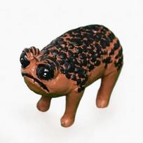 African Rain Frog Resin Craft Figurine Miniature Animal Sculpture Decorative Ornament for Home Office Desk Display and Collection One Size ruda
