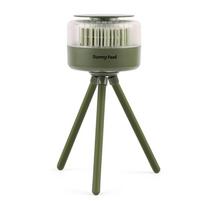 SunnyFeel Outdoor Camping Bladeless Fan Mosquito Repellent USB Rechargeable Desk Fan Portable Tent žalia
