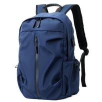 IELGY Men's Bag Travel Stylish Casual Travel Black Europe And America Computer Simple Versatile mėlyna