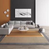 Lengvas prabangus krištolinio aksomo kilimas oranžinis svetainės didelio ploto kilimas sofa kavos staliuko kilimėlis namų miegamojo prieškambario kilimas 1200MMx1600MM