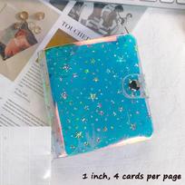 100/200 Pockets Photo Album 3/5 inches Laser Album Photo Holder Business Card Bag Star photocard binder holder instax mini album