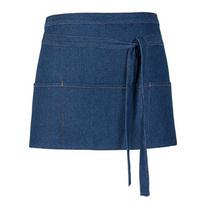 Link Kitchen Wear Cocktail Jean Style Stitching Short Apron One Size džinsas