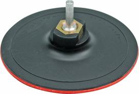 VOREL DISKAS 125mm KAMPINIAM ŠLIFUOKLIUI + ADAPTERIS, PLONAS