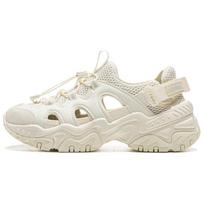 LiNing Classic Fashion Velcro Versatile Retro Thick-Soled Height-Increasing Non-Slip Wear-Resistant Breathable Creek Shoes Women Shoes AGUV020-1 35