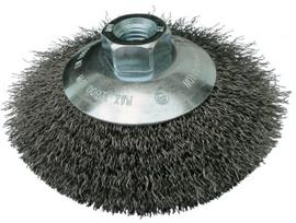 KLINGSPOR KŪGINIS ŠEPETYS 125mm M14 BK600W BANGUOTA VIELA
