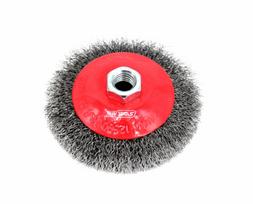 AWTOOLS KŪGINIS ŠEPETYS 115mm M14, BANGUOTA VIELA
