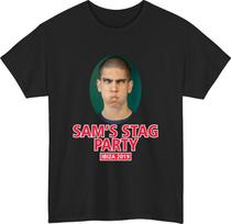Personalised Stag Party Photo 100% Cotton T-shirt Mens Tees Top Custom Name City Year Bachelors Party Top 4XL