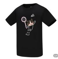 Summer New Shiba Inu Puppy Kitten Badminton Suit Cotton Printed Sports Short Sleeve TShirt S