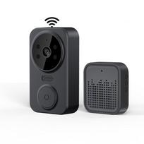 Wireless Smart Doorbell Camera with Voice Intercom & Home Alarm: WiFi-Enabled for Mobile Phone Control