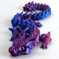 3D spausdintas magiškas drakonas, judančiais sąnariais, fidget žaislas, besisukantis, artikuliuotas, stalo ornamentas, suaugusiųjų, vaiko žaislas, rankdarbiai, dovana