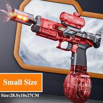 New Electric Water Gun Automatic Continuous Fire with LED Light Summer Beach Pool Party Toy for Boys Girls Adults