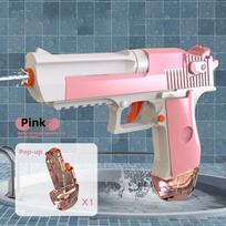 Kids Press Type Water Gun Manual Continuous Firing Squirt Gun Swimming Pool Toys Beach Outdoor Toy Large Capacity Water Pistol