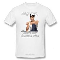 Enrique Iglesias Music Tee Shirt Hey Girl Meme Enrique Iglesias Cotton T Shirt Unisex Short Sleeve 6XL T Shirts S